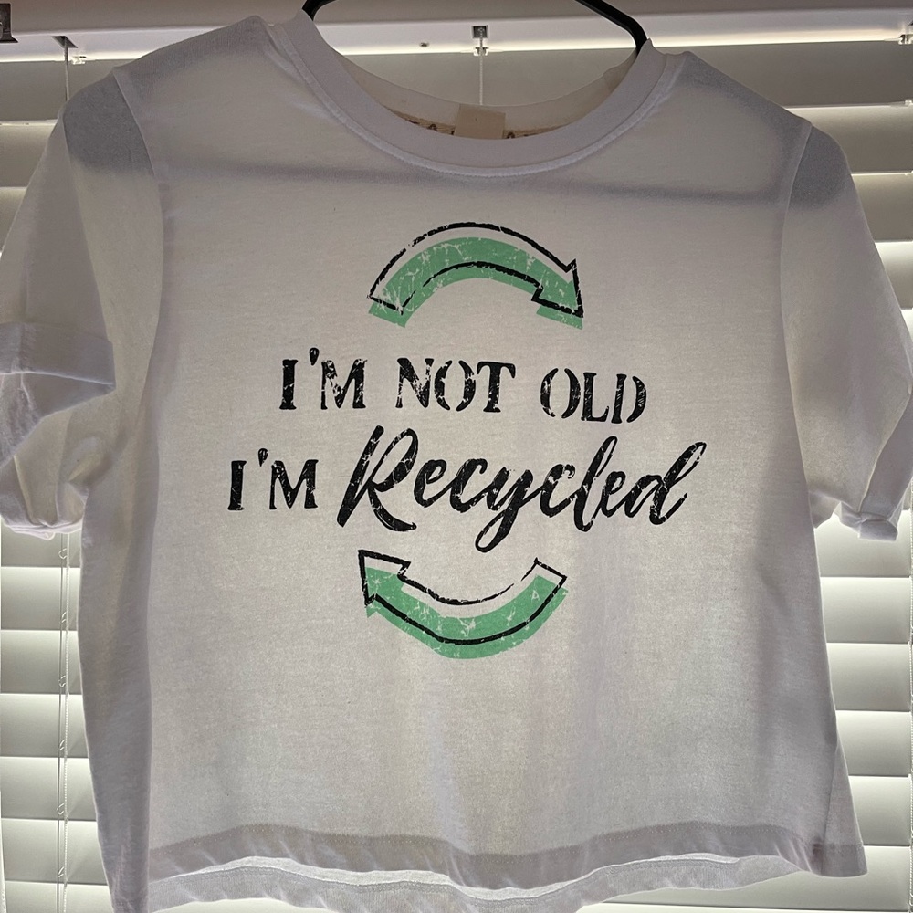 Recycled Threads cropped top